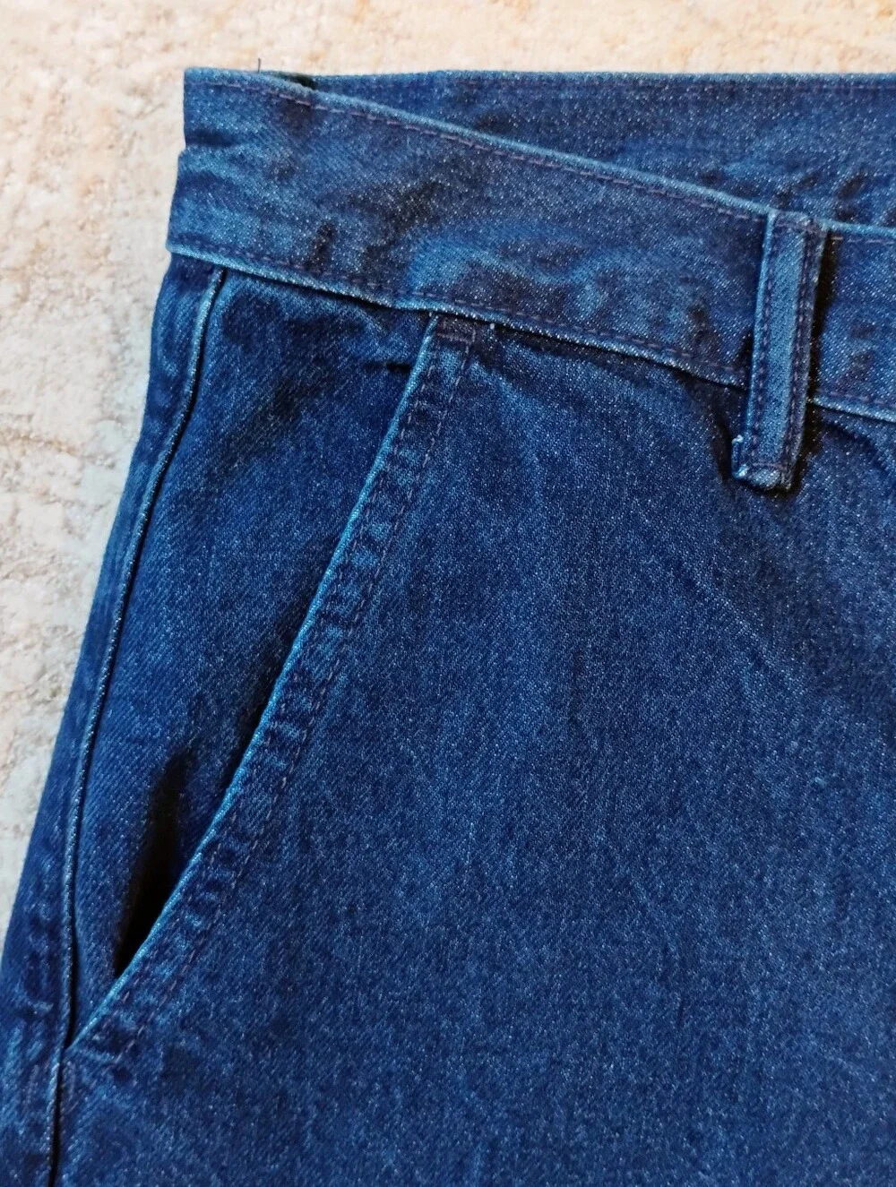 NWT 34x32 GAP Straight Dark Wash Trouser Jeans Flat Front NWT